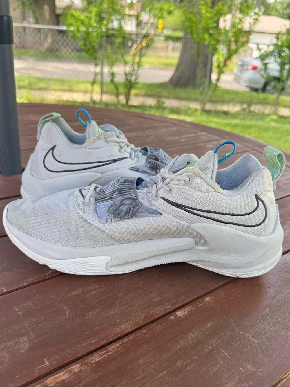 Nike Zoom Freak 3 'Grey Fog' Giannis Men's Basketball Shoes DA0694-004 Size 12